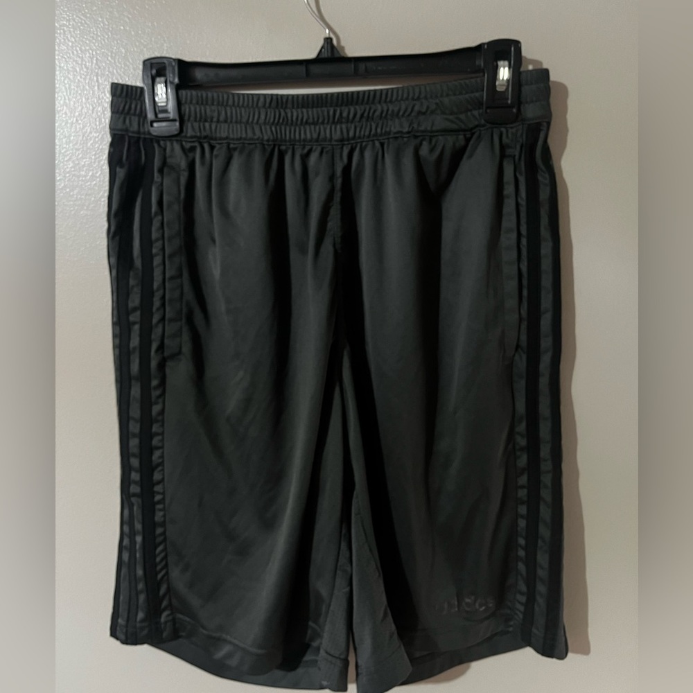 Adidas Logo Striped Track Shorts